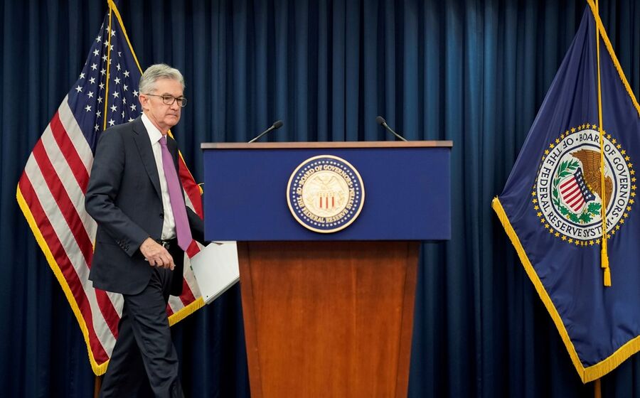 A Reserva Federal dos EUA, liderada por Jerome Powell, deverá anunciar um aumento da taxa diretora de 50 pontos-base para 0,5% a 0,75%.